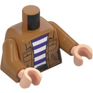 LEGO Medium donker vleeskleurig Yaz Minifiguur Torso (973)