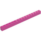 LEGO Medium Dark Pink Brick 1 x 16 (2465)