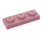 LEGO Rose moyen foncé assiette 1 x 3 (3623)