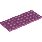 LEGO Medium Dark Pink Plate 4 x 10 (3030)
