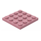 LEGO Medium donkerroze Plaat 4 x 4 (3031)