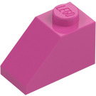 LEGO Medium Dark Pink Slope 1 x 2 (45°) (3040 / 6270)