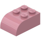 LEGO Medium Dark Pink Slope Brick 2 x 3 with Curved Top (6215)