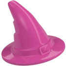 LEGO Medium Dark Pink Wizard Hat with Smooth Surface (6131)