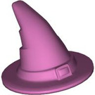 LEGO Medium Dark Pink Wizard Hat with Smooth Surface (6131)