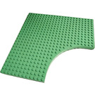 LEGO Medium Green Brick 24 x 24 with Cutout (6161)