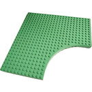 LEGO Vert moyen Brique 24 x 24 avec Coupé (6161)