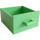 LEGO Medium Green Drawer (6198)