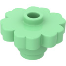 LEGO Mittelgrün Blume 2 x 2 mit offenem Bolzen (4728 / 30657)
