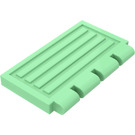 LEGO Medium Green Hinge Tile 2 x 4 with Ribs (2873)