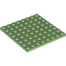 LEGO Vert moyen assiette 8 x 8 (41539 / 42534)