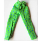 LEGO Medium Green Scala Clothes Female Pants with Blue Dots (71257)