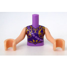 LEGO Medium Lavender Aira Windwhistler Friends Torso (92456)