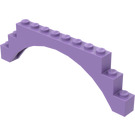 LEGO Medium Lavender Arch 1 x 12 x 3 without Raised Arch (6108 / 14707)