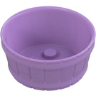 LEGO Medium lavendel Vat 4.5 x 4.5 met asgat (64951)