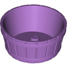 LEGO Medium Lavender Barrel 4.5 x 4.5 with Axle Hole (64951)