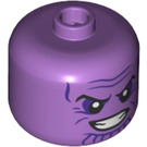 LEGO Medium lavendel Groot Hoofd met Thanos Medium Angry Gezicht (78989)