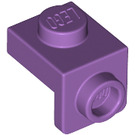 LEGO Mittlerer Lavendel Halterung 1 x 1 mit 1 x 1 Platte Nieder (36841)