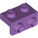 LEGO Medium Lavender Bracket 1 x 2 - 1 x 2 (99781)