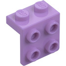 LEGO Mittlerer Lavendel Halterung 1 x 2 mit 2 x 2 (21712 / 44728)