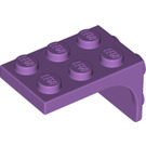 LEGO Lavande moyenne Support 3 x 2 avec assiette 2 x 2 Downwards (69906)