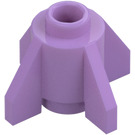 LEGO Medium Lavender Brick 1 x 1 Round with Fins (4588 / 52394)