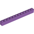 LEGO Lavande moyenne Brique 1 x 12 (6112)