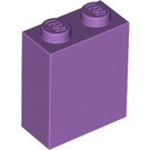 LEGO Medium Lavender Brick 1 x 2 x 2 with Inside Axle Holder (3245)