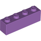 LEGO Medium lavendel Steen 1 x 4 (3010 / 6146)