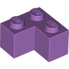 LEGO Medium lavendel Steen 2 x 2 Hoek (2357)