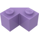 LEGO Lavanda media Mattoncino 2 x 2 Facet (87620)