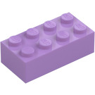 LEGO Medium lavendel Klods 2 x 4 (3001 / 72841)