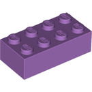 LEGO Medium Lavender Brick 2 x 4 (3001 / 72841)