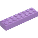 LEGO Středně levandulová Kostka 2 x 8 (3007 / 93888)