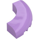 LEGO Medium Lavender Brick 5 x 5 Round Corner (7033 / 24599)