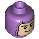 LEGO Mittlerer Lavendel Buzz Lightyear Minifigure Kopf (Einbau-Vollbolzen) (77946 / 93371)