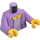 LEGO Mittlerer Lavendel City People Pack Mother Minifigur Torso (973 / 76382)