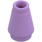 LEGO Medium lavendel Kegel 1 x 1 met top groef (28701 / 59900)