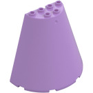 LEGO Medium Lavender Cone 8 x 4 x 6 Half (47543 / 48310)