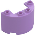 LEGO Medium lavendel Cilinder 2 x 4 x 2 Halve (24593 / 35402)