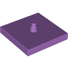 LEGO Mittlerer Lavendel Duplo Turntable 4 x 4 Base mit Flush Surface (92005)