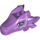 LEGO Medium Lavender Elves Dragon Head with Blue and Purple Eye (24196)
