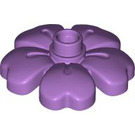LEGO Mittlerer Lavendel Blume 3 x 3 x 1 (84195)