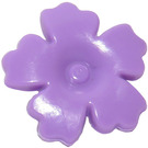 LEGO Medium Lavender Flower with Serrated Petals with Small Pin (93080)