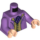 LEGO Mittlerer Lavendel Gilderoy Lockhart mit Lavendel Anzug Minifigur Torso (973 / 76382)