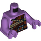 LEGO Mittlerer Lavendel Gleck Minifig Torso (973 / 76382)