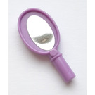 LEGO Medium Lavender Hand Mirror with Oval Mirror Sticker