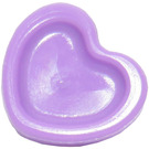 LEGO Medium Lavender Heart with Small Pin