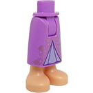 LEGO Medium Lavender Hip with Medium Skirt with Lavender Triangle (59794)