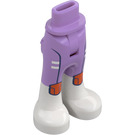 LEGO Medium Lavender Hip with Pants with White Boots and Coral (106039)